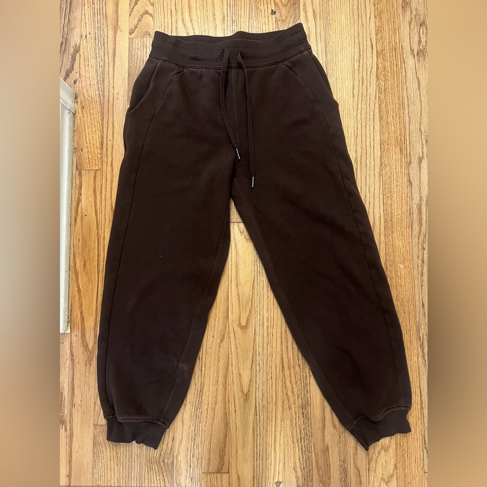 Lululemon Scuba high rise brown jogger